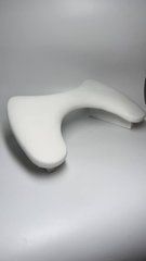 Подлокотник фигурный на ножках из ДСП WhiteПодлокотник фигурный на ножках из ДСП White