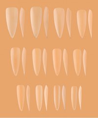 Верхні форми для моделювання нігтів Kodi Professional Extra Long Stiletto 240 шт в наборіВерхні форми для моделювання нігтів Kodi Professional Extra Long Stiletto 240 шт в наборі