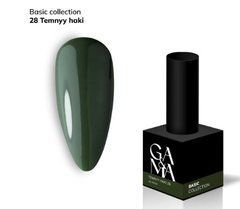 Гель-лак для нігтів GA&MA Basic collection 028 temnyy haki Базова колекція 028 темний хакі 10 млГель-лак для нігтів GA&MA Basic collection 028 temnyy haki Базова колекція 028 темний хакі 10 мл