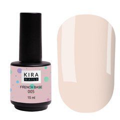 База для нігтів KIRA NAILS French Base 005, 15 мл