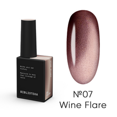 Гель-лак для нігтів BIBLIOTEKA Gel Polish котяче око Cat Eye №07 Wine Flare,винний спалах, 10 млГель-лак для нігтів BIBLIOTEKA Gel Polish котяче око Cat Eye №07 Wine Flare,винний спалах, 10 мл