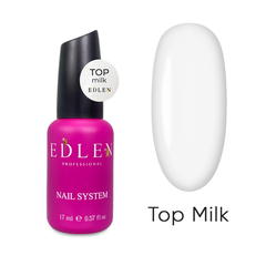 Топ Milk EDLEN Top молочний без липкого шару, 17 мл
