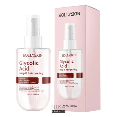 Відлущувальний пілінг для шкіри голови HOLLYSKIN Glycolic Acid, 100 млВідлущувальний пілінг для шкіри голови HOLLYSKIN Glycolic Acid, 100 мл