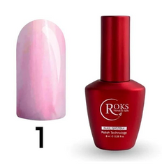 Топ для нігтів ROKS Top Pink Pearl №1 8млТоп для нігтів ROKS Top Pink Pearl №1 8мл