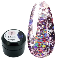 Гель для дизайну SAGA Professional Galaxy Glitter №03 8млГель для дизайну SAGA Professional Galaxy Glitter №03 8мл