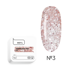 Гель для дизайна HEYLOVE Terrazzo Gel №3, 5 гГель для дизайна HEYLOVE Terrazzo Gel №3, 5 г