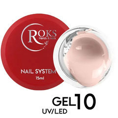 Гель для нігтів будівельний ROKS Builder Gel №10 15 мл