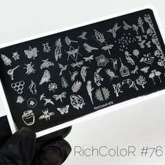 Пластина для стемпінгу RichColor RR-76Пластина для стемпінгу RichColor RR-76
