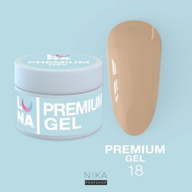 Гель LUNA Premium gel 18, 15 млГель LUNA Premium gel 18, 15 мл