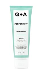 Гель для обличчя очищувальний Q+A Peppermint Daily Cleanser з м'ятою 125 млГель для обличчя очищувальний Q+A Peppermint Daily Cleanser з м'ятою 125 мл