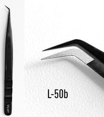 Пинцет для наращивания ресниц VILMY Professional Tweezer Eyelash мини L L-50 b угол наклона 50* черныйПинцет для наращивания ресниц VILMY Professional Tweezer Eyelash мини L L-50 b угол наклона 50* черный