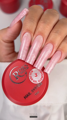 Строительный гель для ногтей ROKS Builder Gel Glowshell №3 15 млСтроительный гель для ногтей ROKS Builder Gel Glowshell №3 15 мл