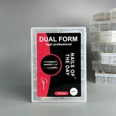 Верхні форми NAILSOFTHEDAY Dual Form Square (Type2),130 шт.Верхні форми NAILSOFTHEDAY Dual Form Square (Type2),130 шт.