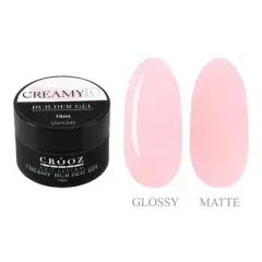 Гель для нарощування Crooz Creamy Builder gel 10 блідо-рожевий 15 мл