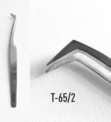 Пинцет для наращивания ресниц VILMY Professional Tweezer Eyelash мини L L-50/2 угол наклона 50*Пинцет для наращивания ресниц VILMY Professional Tweezer Eyelash мини L L-50/2 угол наклона 50*