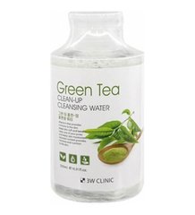 Рідина для зняття макіяжу 3W CLINIC Green Tea Clean Up Cleansing Water Зелений чай 500 млРідина для зняття макіяжу 3W CLINIC Green Tea Clean Up Cleansing Water Зелений чай 500 мл