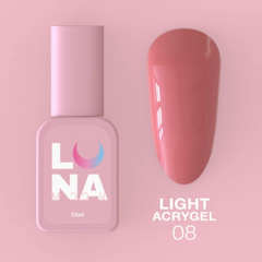 Акригель для нігтів рідкий LUNA Light Acrygel №08 13 млАкригель для нігтів рідкий LUNA Light Acrygel №08 13 мл