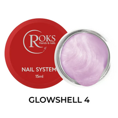 Строительный гель для ногтей ROKS Builder Gel Glowshell №4 15 млСтроительный гель для ногтей ROKS Builder Gel Glowshell №4 15 мл