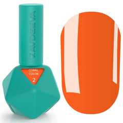 Гель-лак V.AVDEEVA Coral Color 02 яскравий кораловий, 12 млГель-лак V.AVDEEVA Coral Color 02 яскравий кораловий, 12 мл