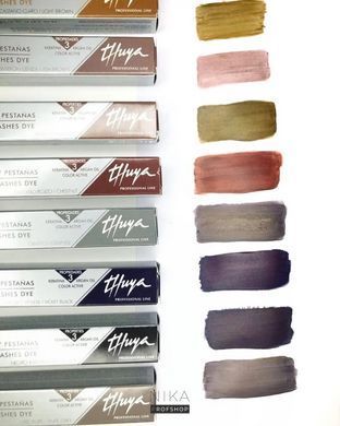Фарба для брів та вій THUYA Bluish Black Синьо-чорна , 14 млФарба для брів та вій THUYA Bluish Black Синьо-чорна , 14 мл