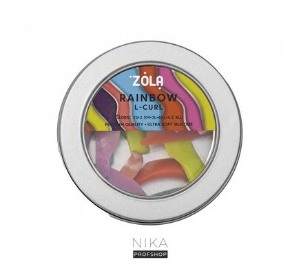 Валики для ламінування ZOLA Rainbow L-Curl (2S, 2,5M, 3L, 4XL, 4,5XLL)Валики для ламінування ZOLA Rainbow L-Curl (2S, 2,5M, 3L, 4XL, 4,5XLL)