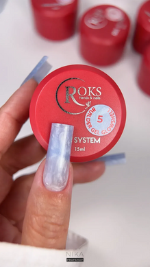 Строительный гель для ногтей ROKS Builder Gel Glowshell №5 15 млСтроительный гель для ногтей ROKS Builder Gel Glowshell №5 15 мл