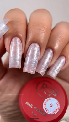 Строительный гель для ногтей ROKS Builder Gel Glowshell №5 15 млСтроительный гель для ногтей ROKS Builder Gel Glowshell №5 15 мл