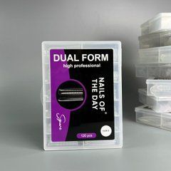 Верхні форми NAILSOFTHEDAY Dual Form Square (Type5),120 шт.Верхні форми NAILSOFTHEDAY Dual Form Square (Type5),120 шт.
