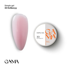 Гель для ногтей GEMELY ex GA&MA Simple gel 033 Kvitkovyy Симпл гель 033 Цветочный 50 млГель для ногтей GEMELY ex GA&MA Simple gel 033 Kvitkovyy Симпл гель 033 Цветочный 50 мл