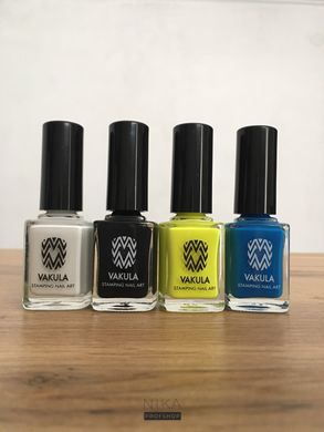 Лак для стемпінгу VAKULA Nails №01 білий 12 млЛак для стемпінгу VAKULA Nails №01 білий 12 мл