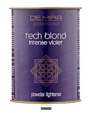 Пудра освітлююча DeMira Professional tech blond intense violet powder 40 гПудра освітлююча DeMira Professional tech blond intense violet powder 40 г