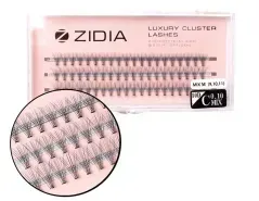 Ресницы пучковые ZIDIA Cluster Lashes 10D C 0,10 MIX М 9 10 11 мм, 3 лентыРесницы пучковые ZIDIA Cluster Lashes 10D C 0,10 MIX М 9 10 11 мм, 3 ленты