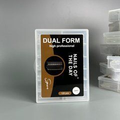 Верхні форми NAILSOFTHEDAY Dual Form Square (Type6),120 шт.Верхні форми NAILSOFTHEDAY Dual Form Square (Type6),120 шт.