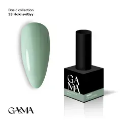 Гель-лак для нігтів GA&MA Базова колекція Basic collection 033 haki svitlyy хакі світлий 10 млГель-лак для нігтів GA&MA Базова колекція Basic collection 033 haki svitlyy хакі світлий 10 мл