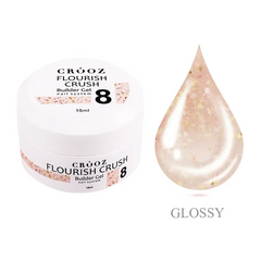 Гель для нарощування CROOZ Florish Crush Builder Gel 08, 15 млГель для нарощування CROOZ Florish Crush Builder Gel 08, 15 мл