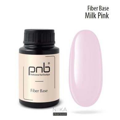 База PNB файбер молочно-рожева UV/LED Fiber Base Milk Pink, 30 млБаза PNB файбер молочно-рожева UV/LED Fiber Base Milk Pink, 30 мл