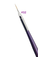 Пензлик Creator №32 синтетика синя ручка лайнерПензлик Creator №32 синтетика синя ручка лайнер