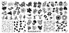 Пластина для стемпінгу RichColor RR-111Пластина для стемпінгу RichColor RR-111