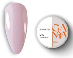 Гель для ногтей Симпл GEMELY ex GA&MA Simple gel 025 Lyalkovyy Кукольный 15 мл