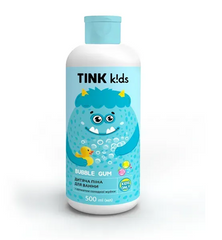 Меняющая цвет пена для ванны TINK Kids Bubble Gum 500 млМеняющая цвет пена для ванны TINK Kids Bubble Gum 500 мл