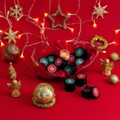 Адвент-кулька NAILSOFTHEDAY New Year Dragon Ball Red 12 продуктів по 5 мл + 1 в подарунокАдвент-кулька NAILSOFTHEDAY New Year Dragon Ball Red 12 продуктів по 5 мл + 1 в подарунок
