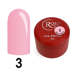 Гель-желе для ногтей ROKS Jelly Gelly №3 15 млГель-желе для ногтей ROKS Jelly Gelly №3 15 мл