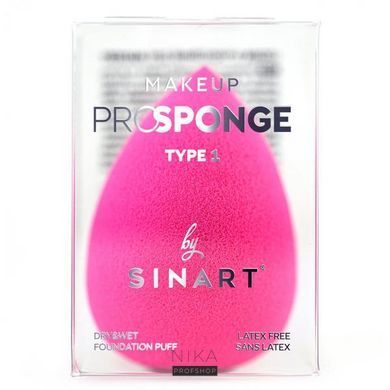 Спонж SINART ProSponge Type 1 Pink для макіяжуСпонж SINART ProSponge Type 1 Pink для макіяжу
