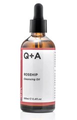 Масло для лица очищающее Q+A Rosehip Cleansing Oil с шиповником 100 млМасло для лица очищающее Q+A Rosehip Cleansing Oil с шиповником 100 мл