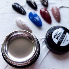 Гель-фарба металізована NAIL APEX Heavy Metal Sillver 5гГель-фарба металізована NAIL APEX Heavy Metal Sillver 5г