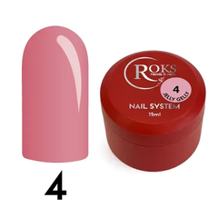 Гель-желе для ногтей ROKS Jelly Gelly №4 15 млГель-желе для ногтей ROKS Jelly Gelly №4 15 мл