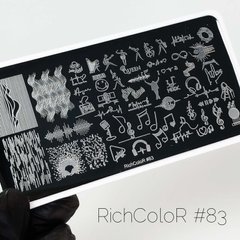 Пластина для стемпінгу RichColor RR-83Пластина для стемпінгу RichColor RR-83