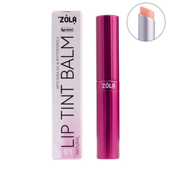 Відтінковий бальзам для губ ZOLA Lip Tint Balm Natural 01