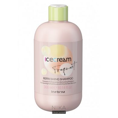 Шампунь INEBRYA shampoo refreshing - mint освіжаючий з м'ятою 300мл