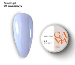 Гель для ногтей GA&MA Simple gel 027 Lavandovyy Симпл 027 Лавандовый 30 млГель для ногтей GA&MA Simple gel 027 Lavandovyy Симпл 027 Лавандовый 30 мл